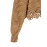 Cropped Lace Sweater