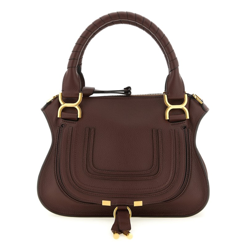 'Marcie' bag with saddle stitching