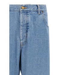 Back martingale jeans