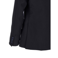 Wool and satin dress