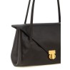 E/W leather shoulder bag