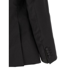 Wool and satin dress