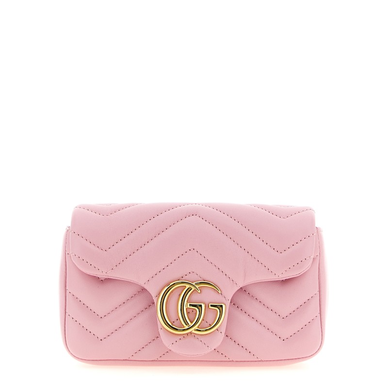 'GG Marmont' chevron crossbody bag