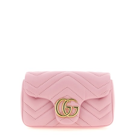 'GG Marmont' chevron crossbody bag