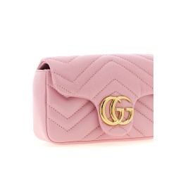 'GG Marmont' chevron crossbody bag
