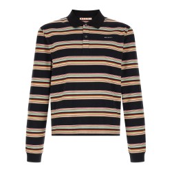Striped polo shirt