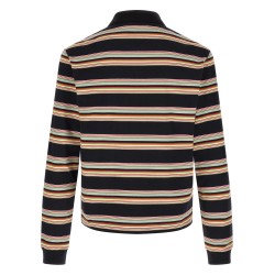 Striped polo shirt