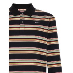 Striped polo shirt