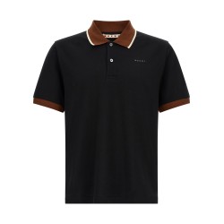 Polo with contrasting details