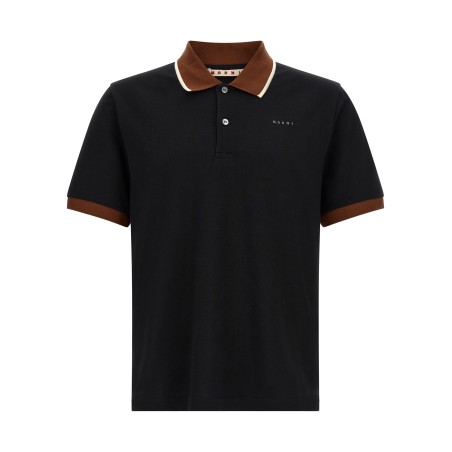 Polo with contrasting details