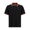 Polo with contrasting details