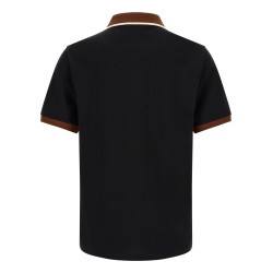 Polo with contrasting details