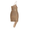 Sequin one shoulder dress