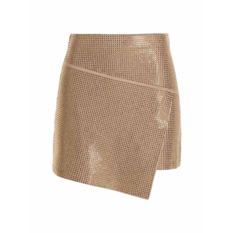 Sequin knit skirt