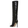 Crocodile print boots