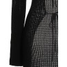 Openwork long cardigan