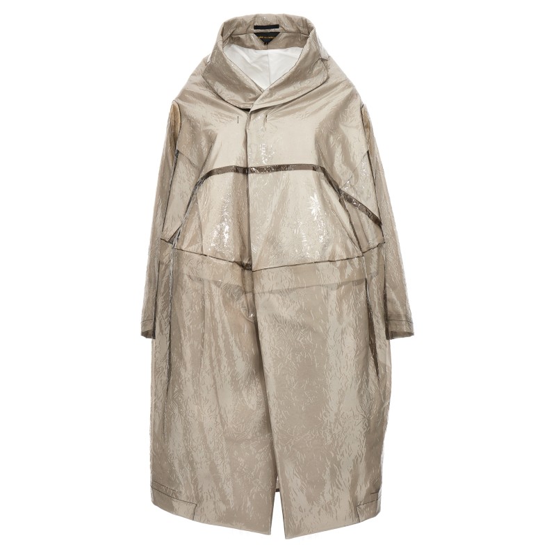 Oversize texture trench coat