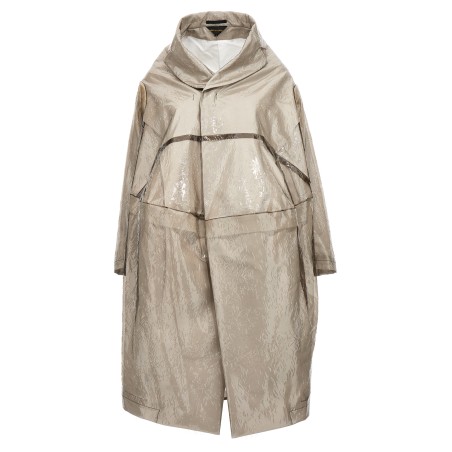 Oversize texture trench coat