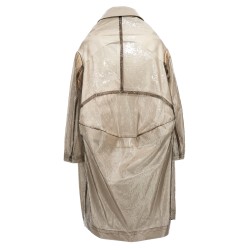 Oversize texture trench coat