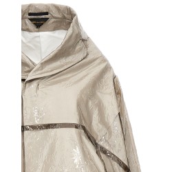 Oversize texture trench coat