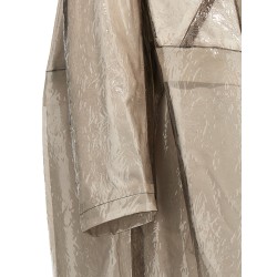 Oversize texture trench coat