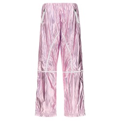 Laminated track pants
