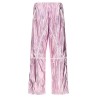 Laminated track pants