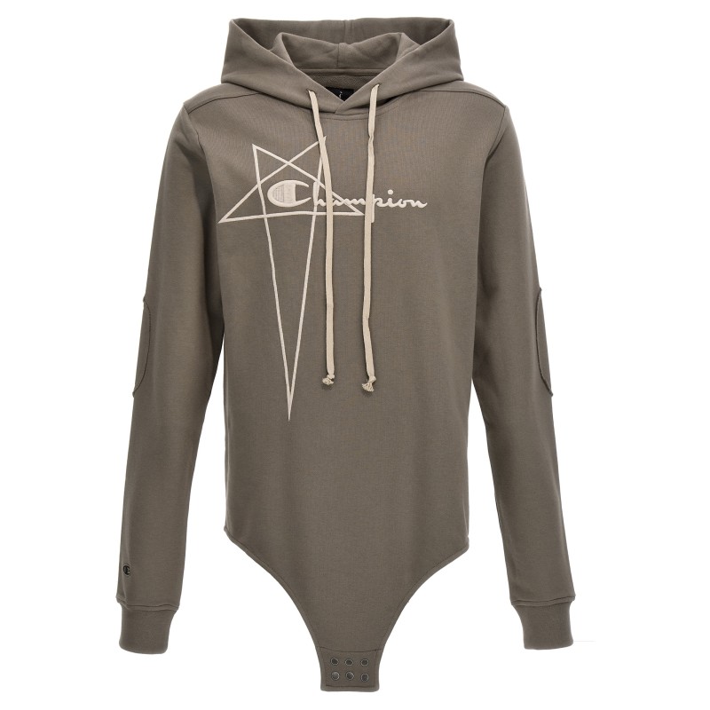 Champion x Rick Owens hooded bodysuit