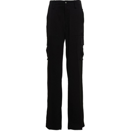 Satin cargo pants