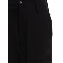 Satin cargo pants