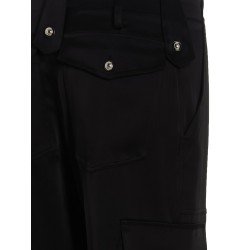 Satin cargo pants