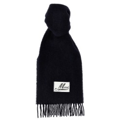 Logo patch scarf