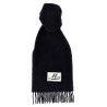 Logo patch scarf