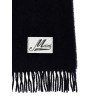 Logo patch scarf