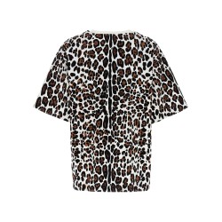 Animal print logo plaque T-shirt