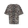 Animal print logo plaque T-shirt