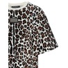 Animal print logo plaque T-shirt
