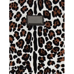 Animal print logo plaque T-shirt