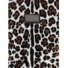 Animal print logo plaque T-shirt