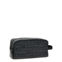 Leather toiletry bag