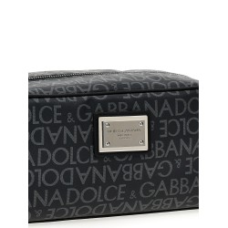 Leather toiletry bag
