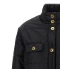 Logo button down jacket