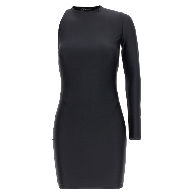 Cut-out one shoulder dress