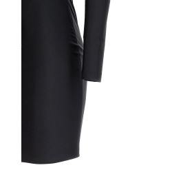 Cut-out one shoulder dress