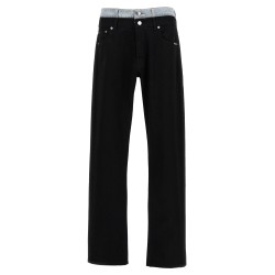 Double waist jeans