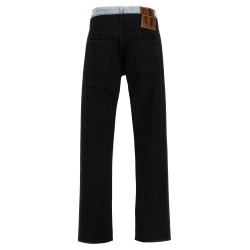Double waist jeans