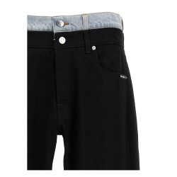 Double waist jeans