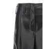 Faux leather trousers