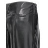 Faux leather trousers