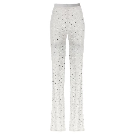 Rhinestone lace leggings
